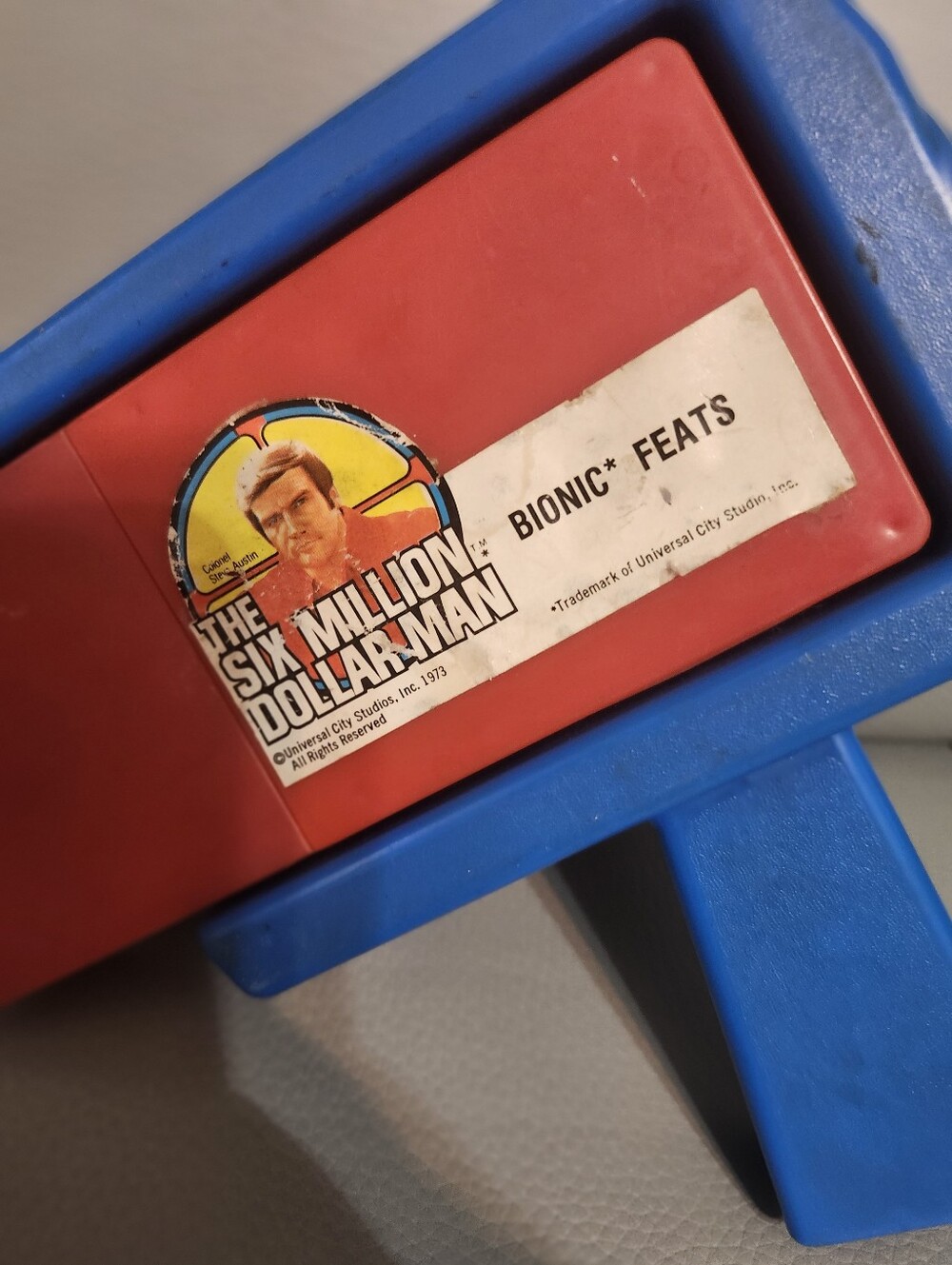 The Six Million Dollar Man Vintage Red Movie Viewer